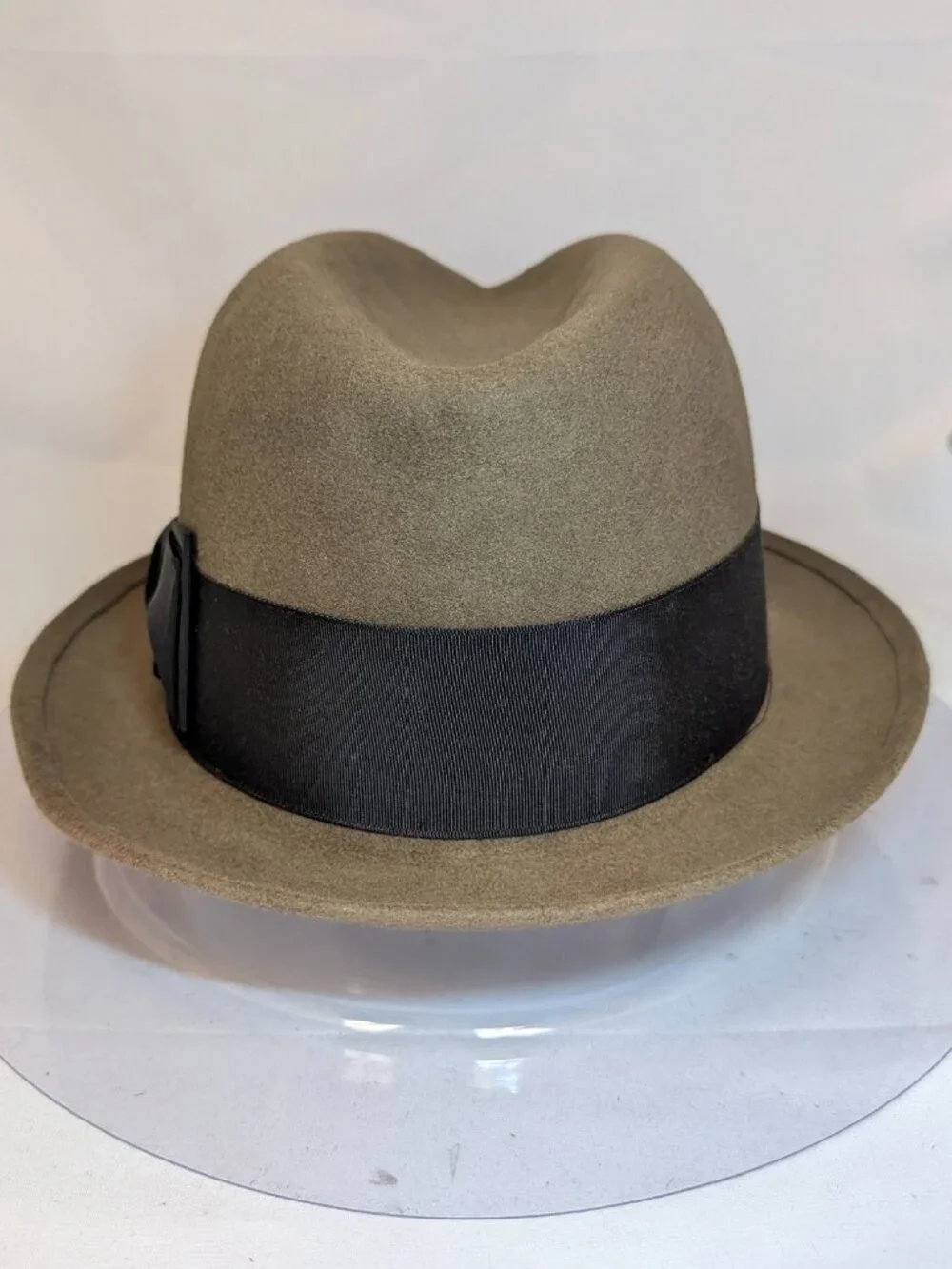 Vintage Wormser Regency Series Light Brown Fedora 7 1/4